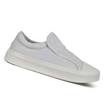 Dámské Boty Casual Ecco Flexure T-cap Slip-on Bílé | CZ 64QMA